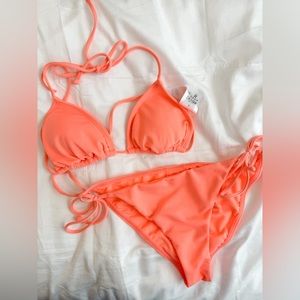 billabong coral string bikini